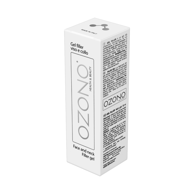 Gel filler față și gât cu ulei ozonat 30 ml – efect de umplere | Infinity Beauty Lab